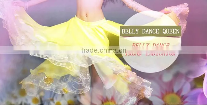 Fashional New Design belly dance costumes in performance skirt for Children (RT011)