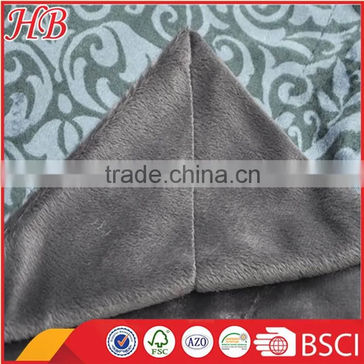 50''*60'', China supplier european style super soft fashion printed micro mink blanket