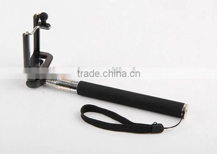 Best selling selfie stick extendable Bluetooth monopod plus Selfie Monopod with shutter remote button no charging