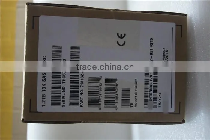 Hot Sale 718162-B21 1.2TB 10K 2.5 SAS HDD For HP YN