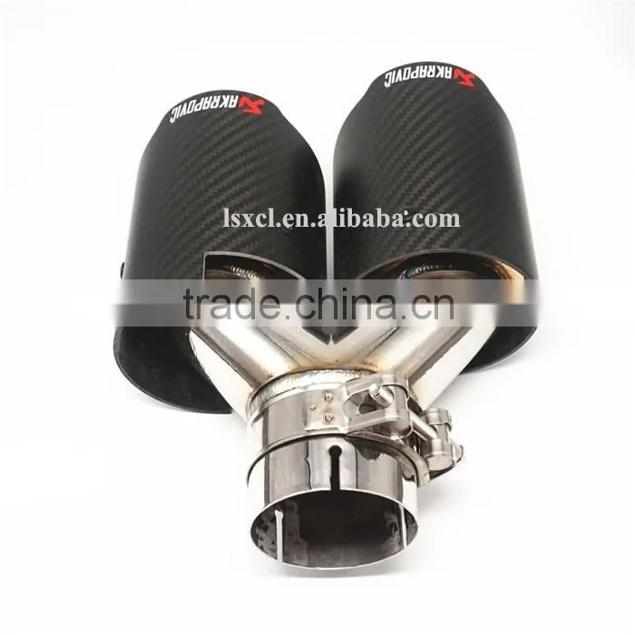 3k carbon fiber exhaust tube exhaust system