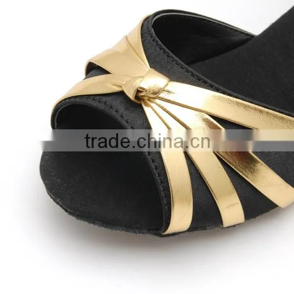 Children latin dance shoes low heel girls Ballroom/Latin shoes