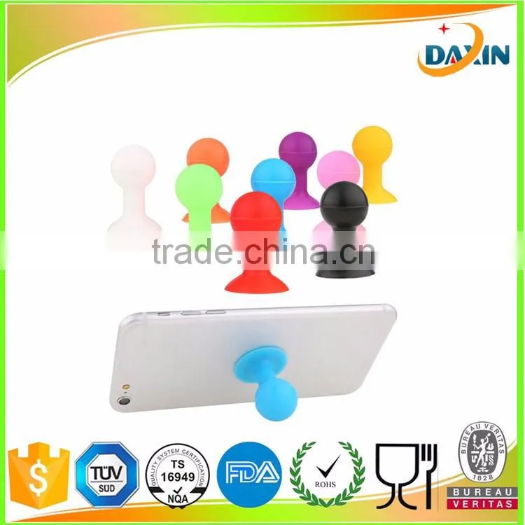 cute animal shape silicone phone sucker/pig phone holder