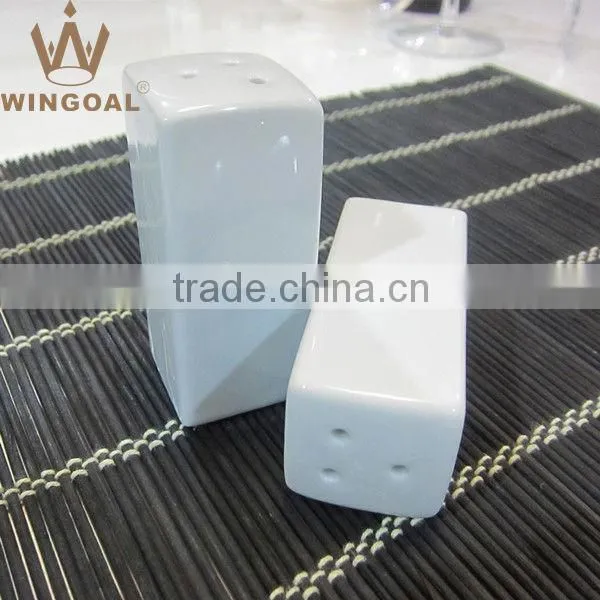 ceramic wedding salt and pepper shaker