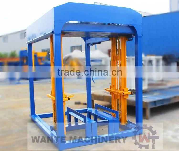 WANTE MACHINERY QT4-18 fully automatic stone dust hollow block making manufacture in china