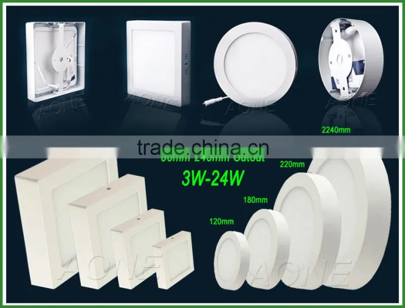 Dimmable 6W round Led panel Light 6W round Led Ceiling Panel Light 6W ultra thin round led downlight Dimmable