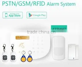 New Security Solution with Mobile phone APP ! Burglarproof RFID home alarm & GSM SMS security system