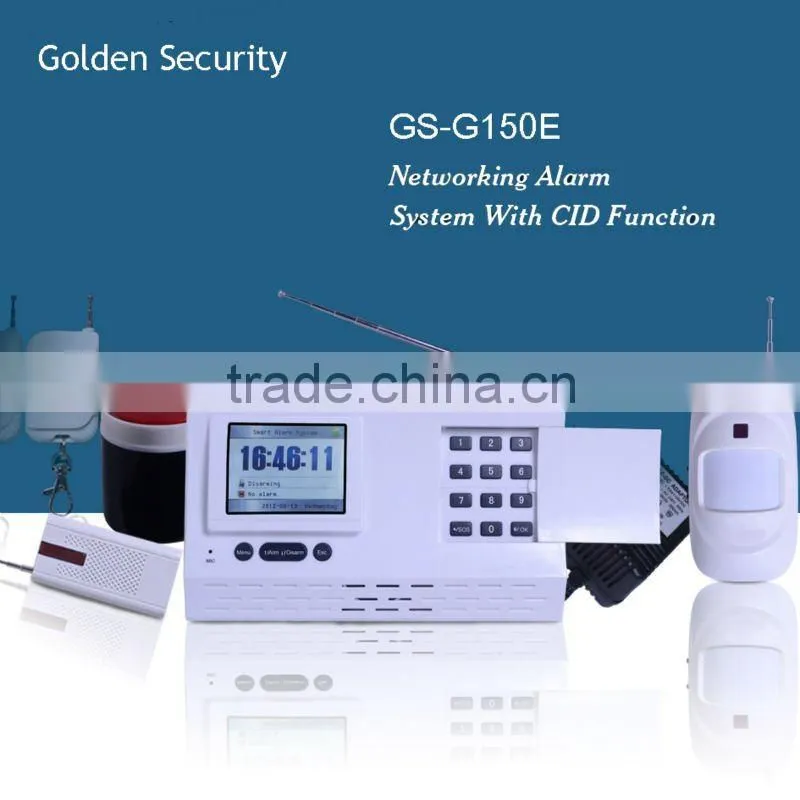 User friendly and easy to operate with English words Menu advanced Home telephone line PSTN alarm system kit