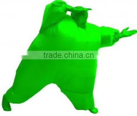 DJ-CO-148 Funny Adult Halloween Costume Inflatable Ghostbusters Stay Marshmallow Man led costume