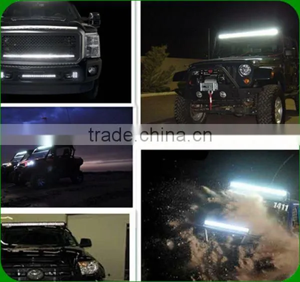 High quality 3W c ree lens 108w duble row led light bar ,led lighting strip, 18" Led Light bar