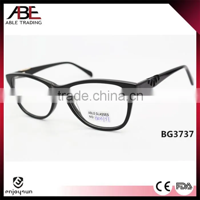 2016 quality handmade fashion new style acetate eyeglasses optical frames optics spectacle promotion