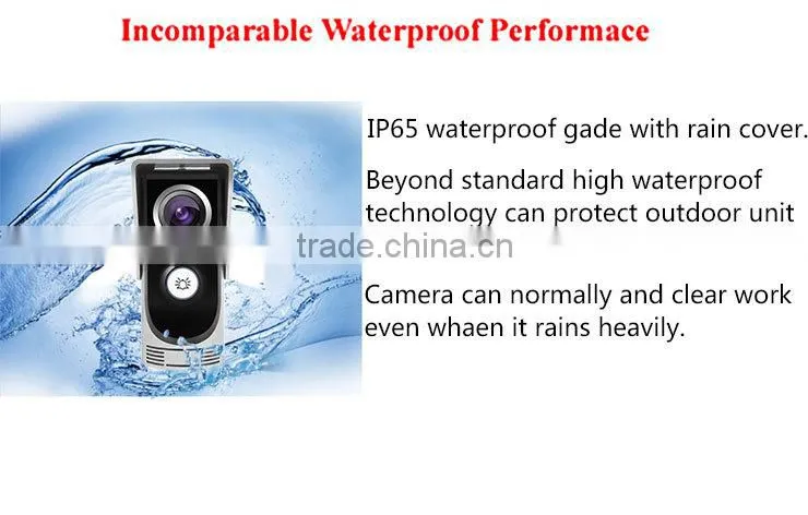 smart doorbell for motion detection unlock function waterproof IP65