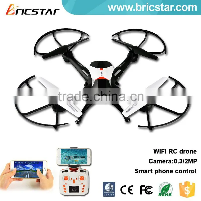Headless & Auto Home 2.4G wifi rc drone fpv toys with camera.