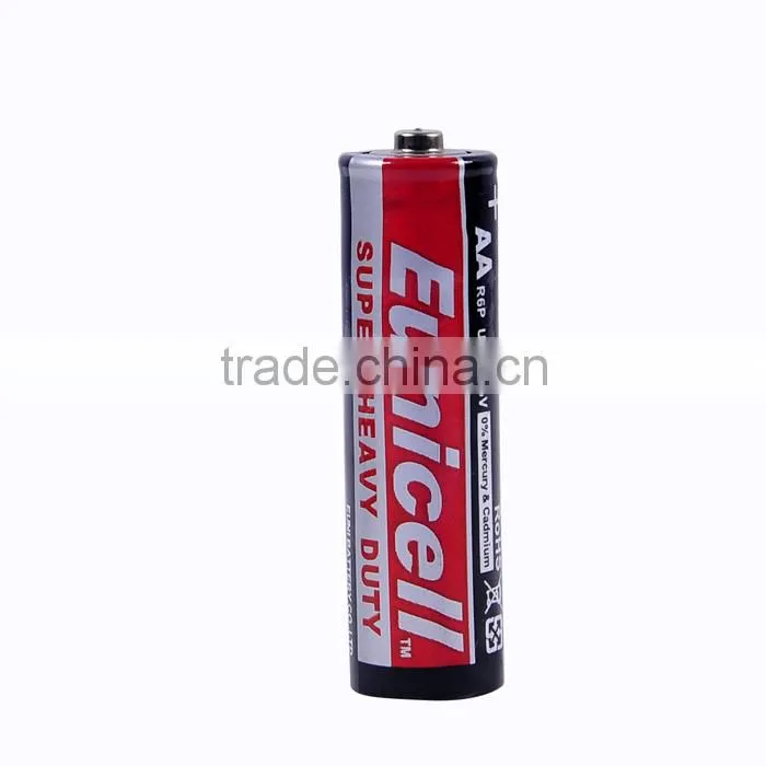 R6P battery 1.5v UM3 battery AA size battery with Eunicell brand