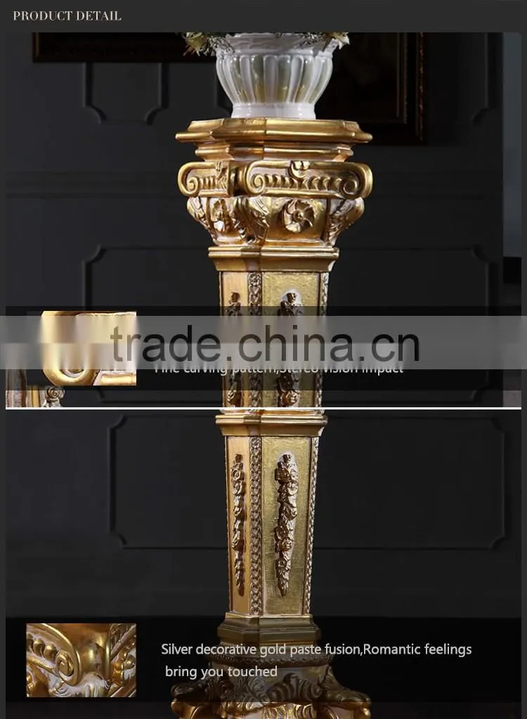 Antique spanish furniture-antique hand carved vase stand