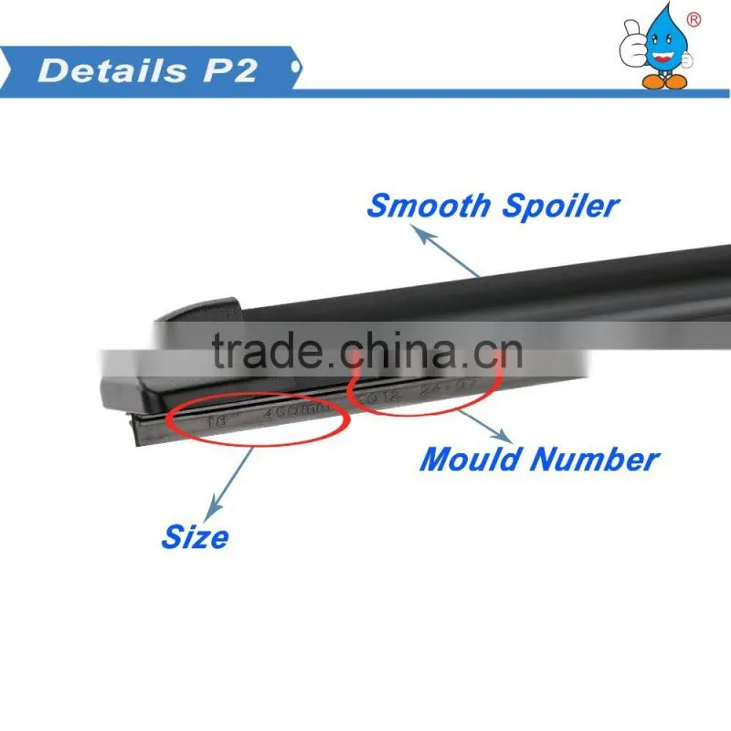 Automobiles & Motorcycles Auto Wiper Blade Car Wiper Blade lame d'essuie-glace universelle