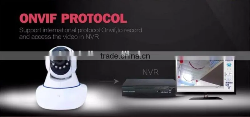 Newest Hot !!! Supporting Mobile Remote Monitoring Two-Way Voice Intercom WIFI IP Camera