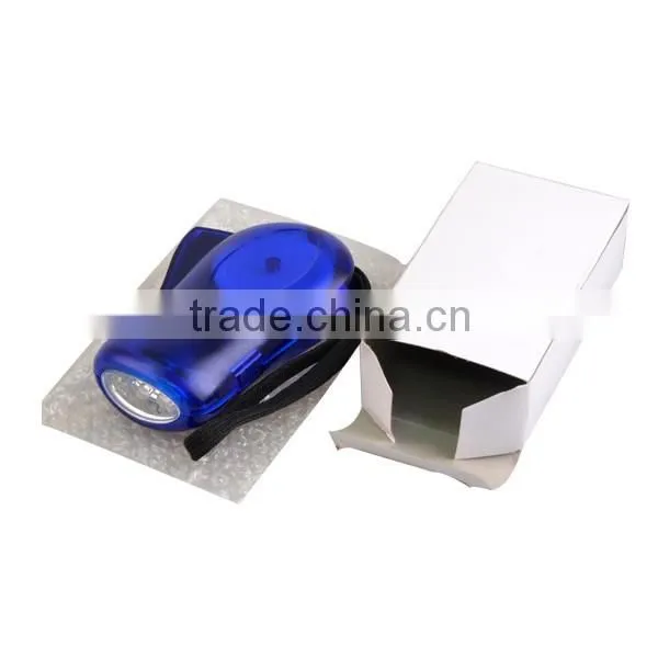 China High Quality Emergency 3 LED Dynamo Ultraviolet Torch Light