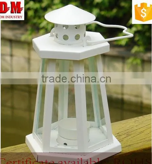 Durable Colorful Iron Home Decoration Hurricane Lamp