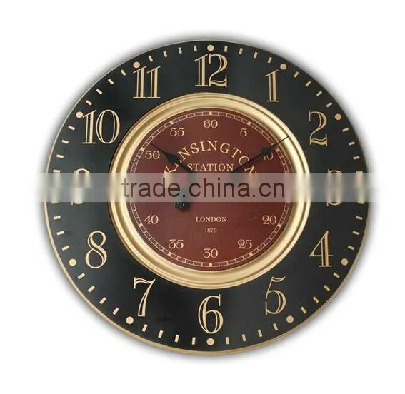 Digital wall clock with screen printing
