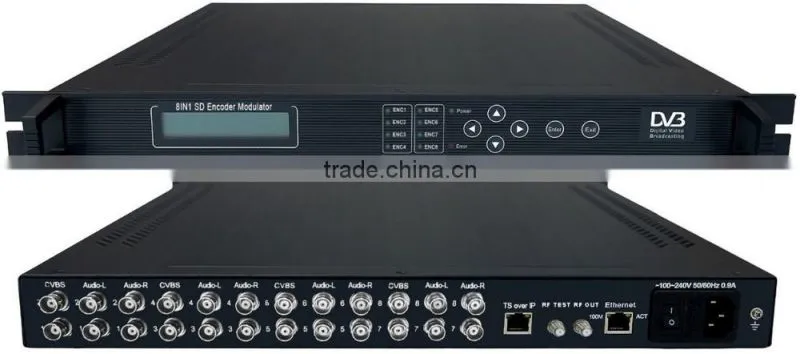 asi to dvb-t converter modulator (ASI IN,DVB-T RF out)