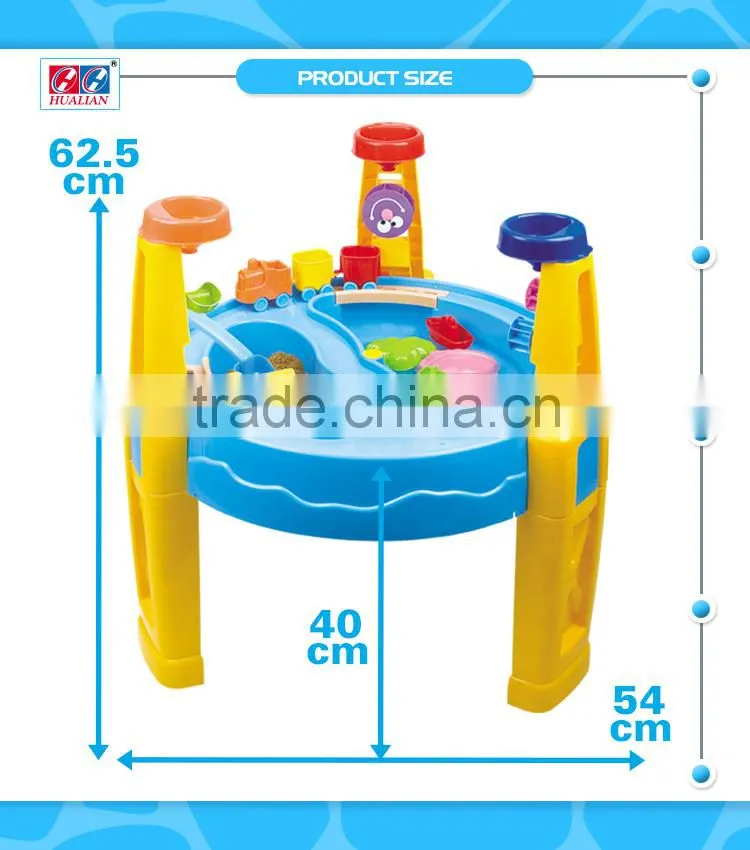 Plastic Muti-functional outdoor table with umbrella