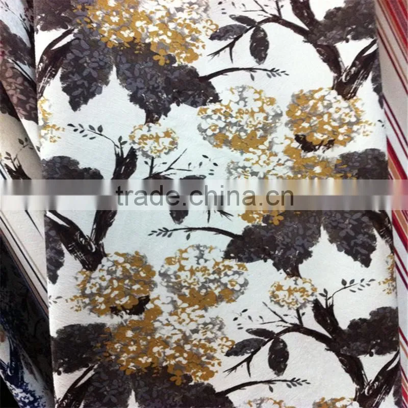 china wholesale paper printed on burnout velvet fabric