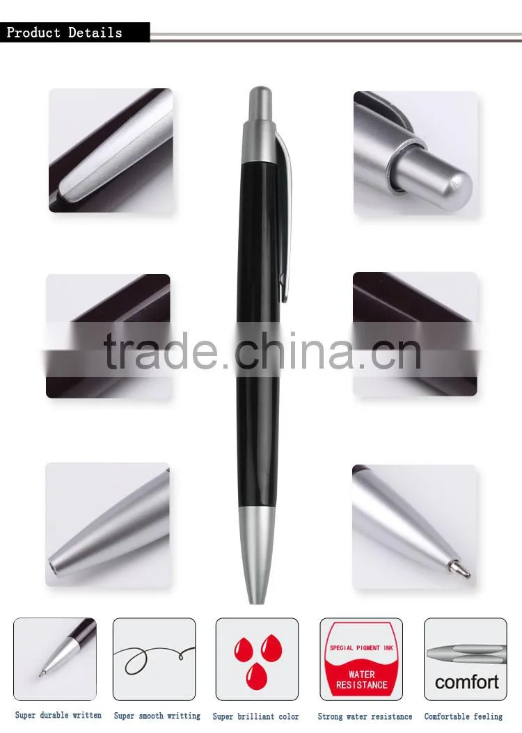 2015 Hot HuaHao Metelic color touch pen plastic ball pen for sale