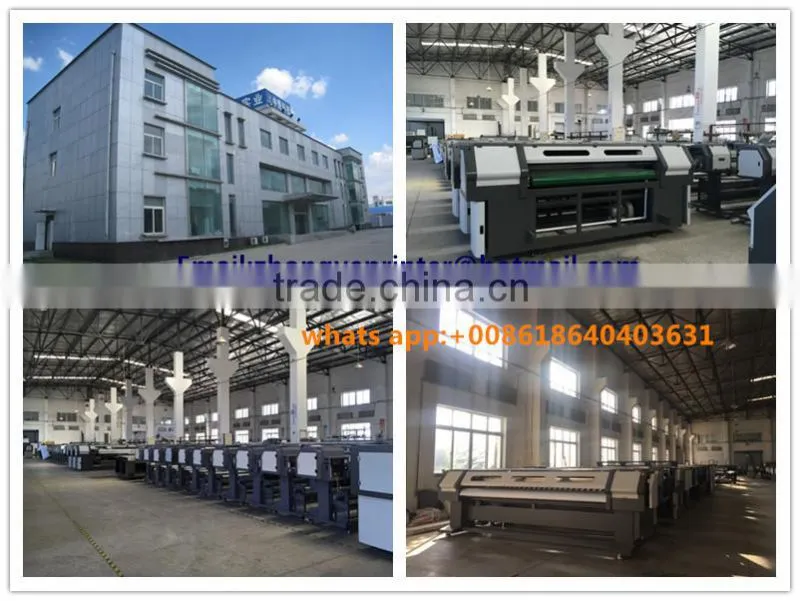High speed 3.4m large format solvent printer