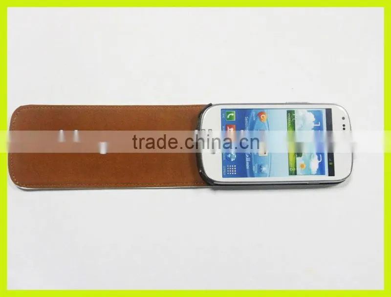 Leather Flip case smartphones with magnet closure,smart phoen cases for samsung S3 mini