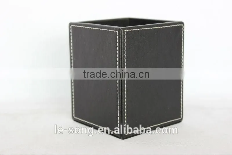 leather pen box