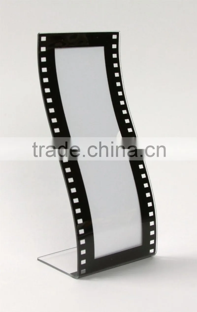 innovative print curved acrylic 2 x 6 photo booth strip frames,acrylic photo booth frame manufacturer