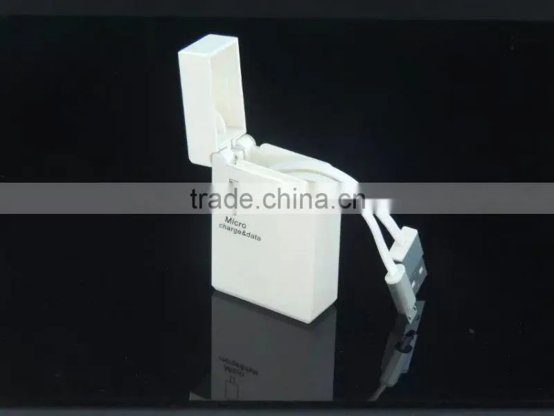 New Arrival Lighter Retractable USB Charger Cable,Micro USB Data Cable for Samsung,Huawei,HTC etc