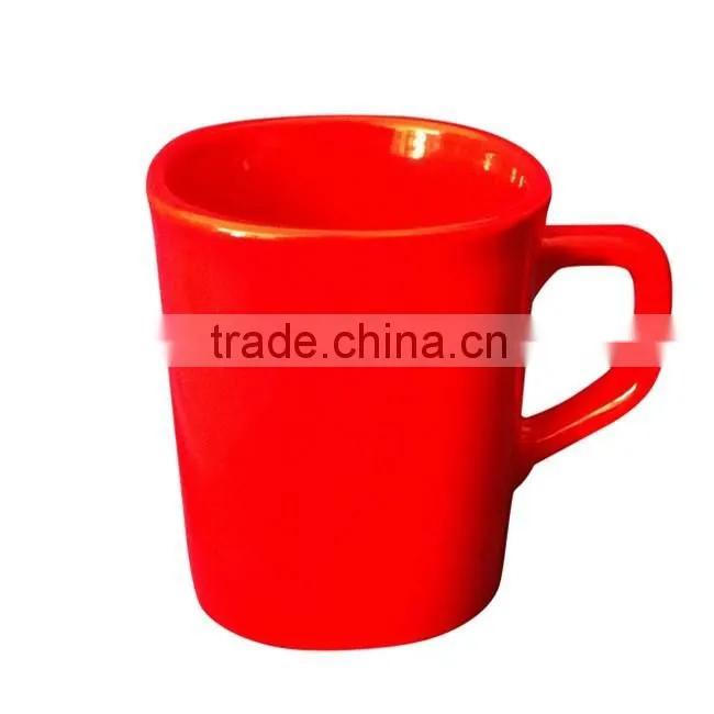 Cheap bulk custom solid color stoneware coffee mugs