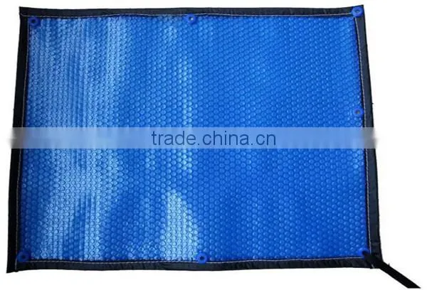 Eco friendly pvc foam printed anti-slip bubble plastic swimming pool cover
