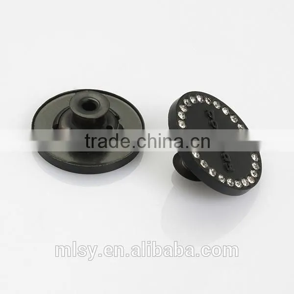 Custom Rhinestone Jeans Rivet Buttons For Garment