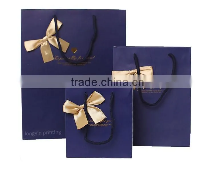 Colorful kraft paper bag, art paper bag printing