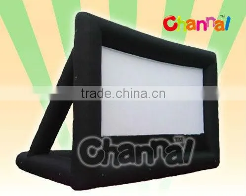 Large inflatable outdoor inflatable screen
