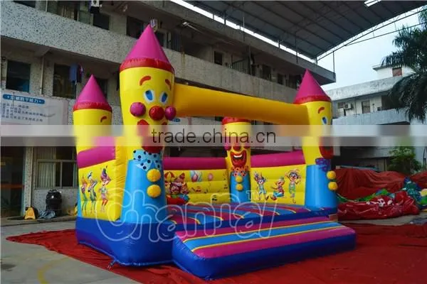 clown inflatable bounce house, inflatable bouncy jumping castle