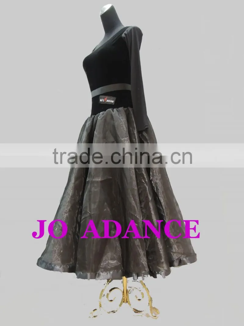 Children dancing ballroom dance skirt chiffon skirt chiffon skirt dancing