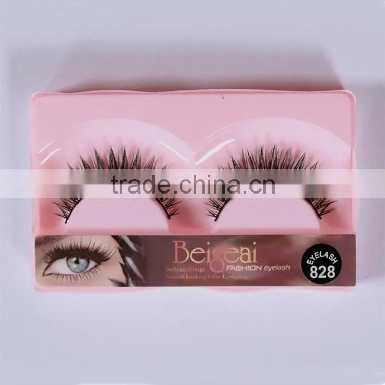 2016 hot sale wholesale custom eyelash packaging and your own brand eyelashes extension