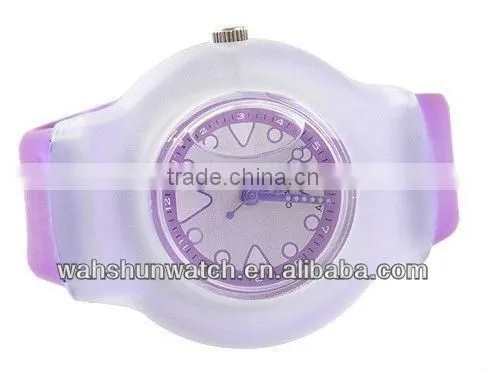 2013 candy color plastic strap cheap custom vogue ladies jelly watch