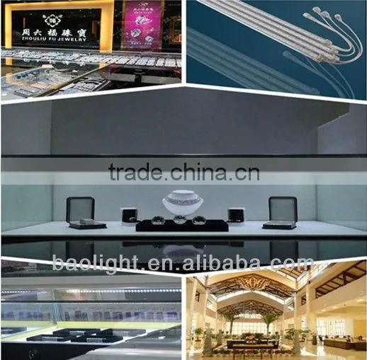 china ebay rigid led strip 5050smd led lights for glass shelf with DC connector
