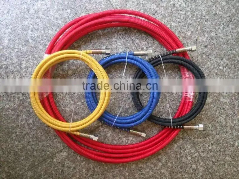 PTFE tube 2 inch stainless steel braided PTFE smooth bore teflon hoses