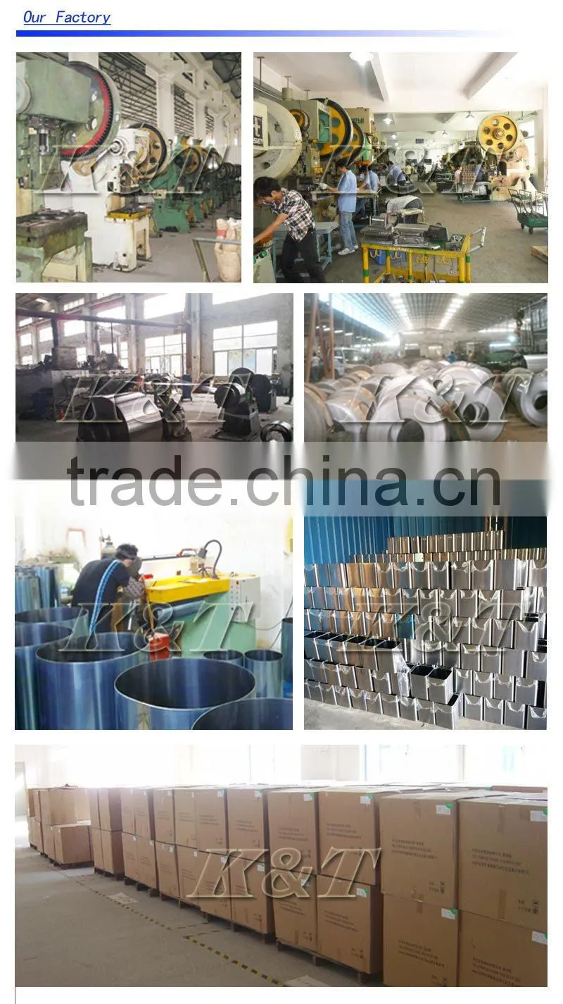 flower printing stainless steel garbage bin