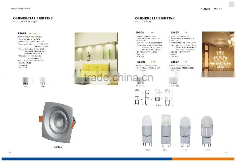 China supplier recessed anti-glare 6W mini LED downlight