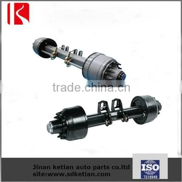 Hot selling high quality semi trailer axle with square beam