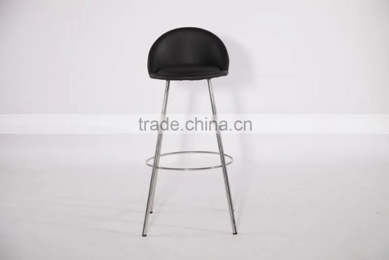 new style of stainles steel bar chair for modern deco