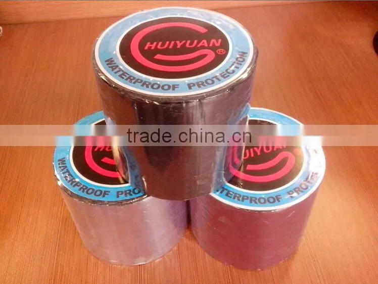 Shandong huiyuan top quality, hot sell self-adhesive bitumen flashing tape