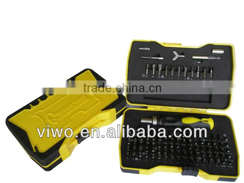 101pcs S2 precision Screwdriver bit set rachet set hand tools set